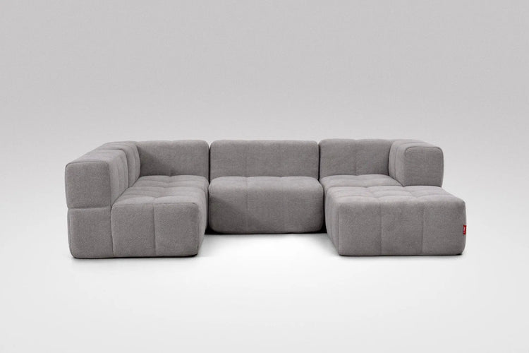 5 Teiliges Modulares Sofa – Grau Eeazi