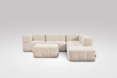 6 Teiliges Modulares Sofa – Beige Eeazi