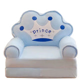 Children Folding Small Sofa Bed Nap Cartoon Cute Lazy Lying Seat Stool Removable and Washable Kids Sofa Kids Chair OBA